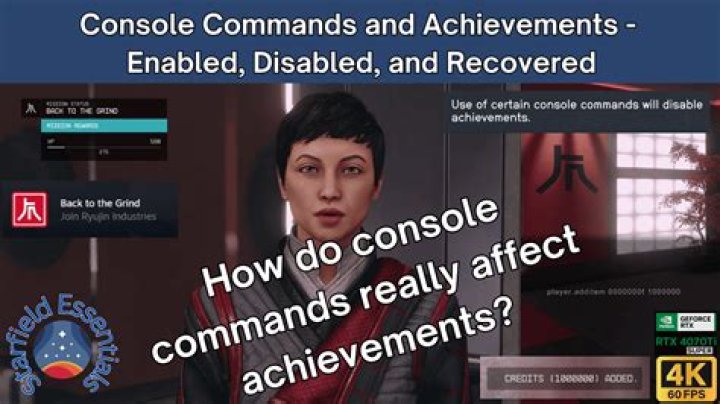 Do console commands affect Steam achievements?