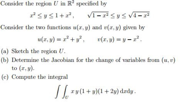 Evaluating an integral using the Jacobian help!