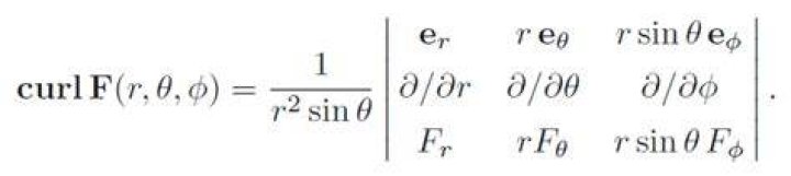 Finding curl in spherical coordinates