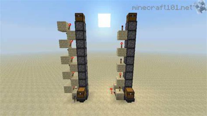 How can I make a Redstone elevator in Minecraft Java Edition?