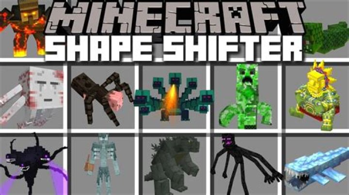 How do you shapeshift into other mobs in minecraft?