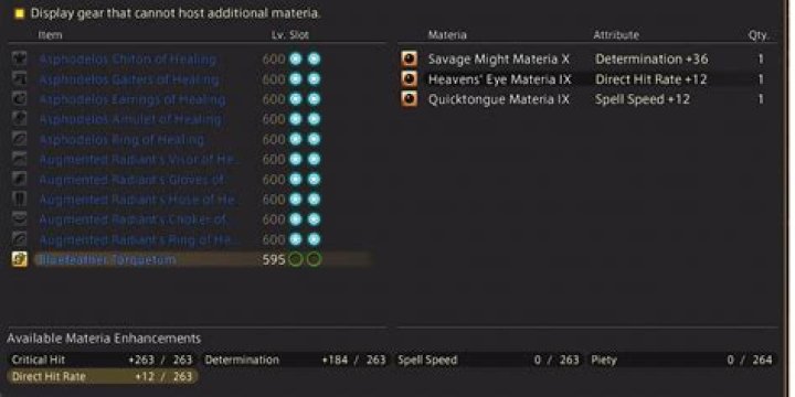 How Does Materia Level?