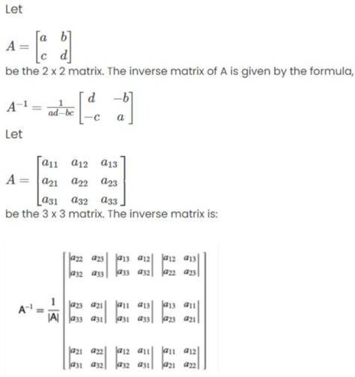 How to calculate the inversion of a triangular matrix