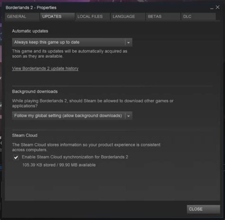 Is it possible to disable cloud saves for specific games/apps?