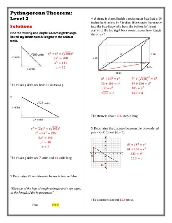 Pythagorean theorem in higher dimensions?