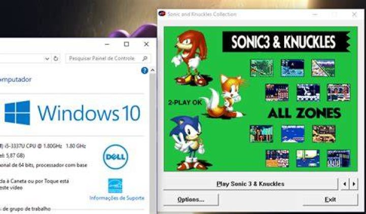 Why won't Sonic & Knuckles collection work on my windows 10 computer? [closed]